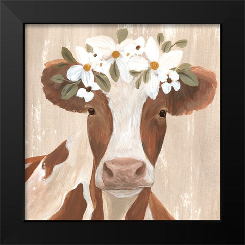 Sweet Caroline II Black Modern Wood Framed Art Print by Warren, Annie