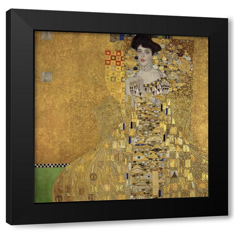 Portrait of Adele Bloch-Bauer I Black Modern Wood Framed Art Print with Double Matting by Klimt, Gustav