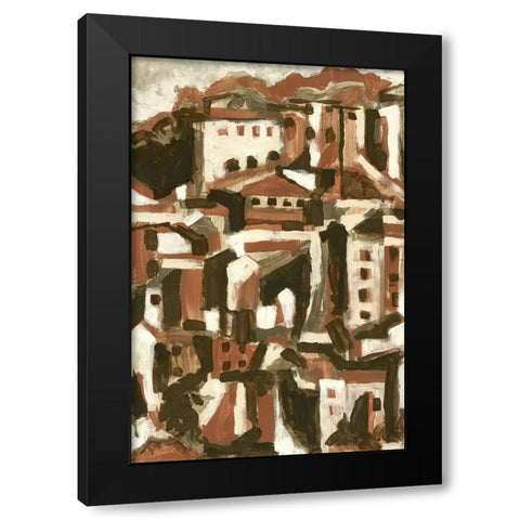 Maremma Black Modern Wood Framed Art Print with Double Matting by Galapon, Nikki