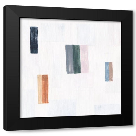 Somatic I Black Modern Wood Framed Art Print with Double Matting by Lam, Vanna