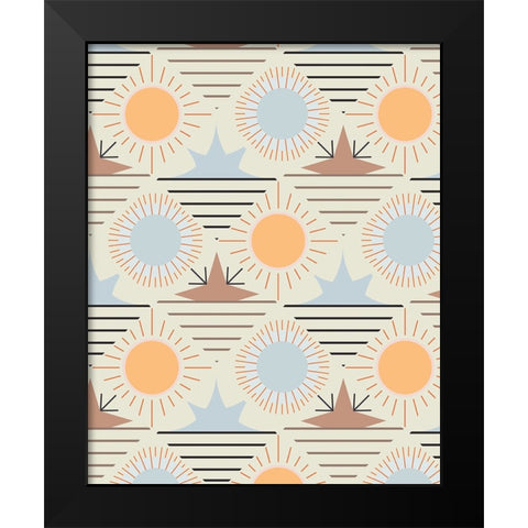 Sunrise Passage II Black Modern Wood Framed Art Print by Wang, Melissa