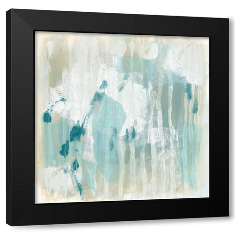 Parallel Mist II Black Modern Wood Framed Art Print with Double Matting by Vess, June Erica