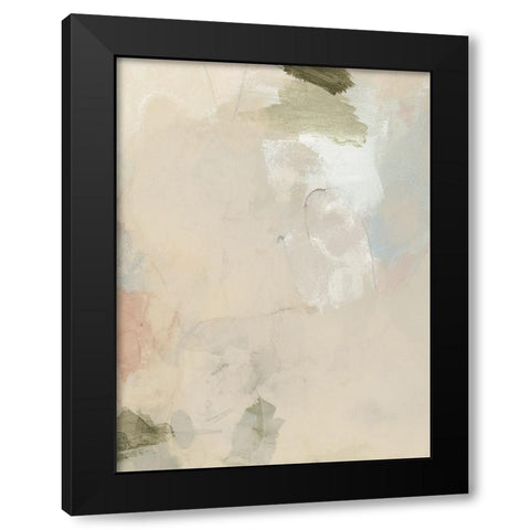 Muted Pastel III Black Modern Wood Framed Art Print with Double Matting by Barnes, Victoria