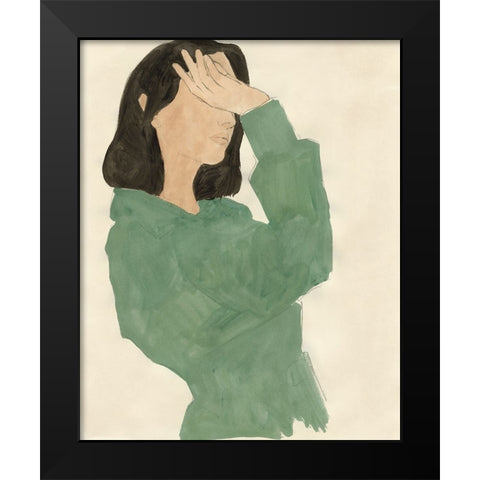 Fashion Maven II Black Modern Wood Framed Art Print by Barnes, Victoria