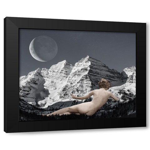 Mountain Maiden I Black Modern Wood Framed Art Print by Popp, Grace