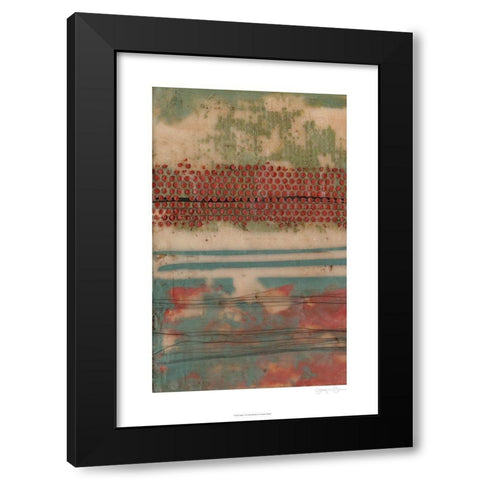 Undulate I Black Modern Wood Framed Art Print with Double Matting by Goldberger, Jennifer