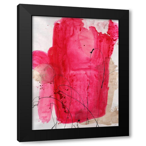 Jovial III Black Modern Wood Framed Art Print by Drotar, Rikki