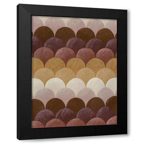 Plum Orchard II Black Modern Wood Framed Art Print with Double Matting by Zarris, Chariklia