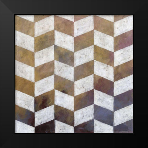 Royal Pattern IV Black Modern Wood Framed Art Print by Meagher, Megan