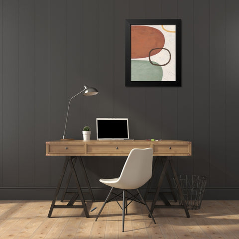 Demitasse VII Black Modern Wood Framed Art Print by Vess, June Erica