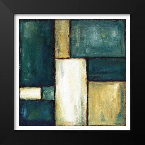 Cobalt I Black Modern Wood Framed Art Print by Zarris, Chariklia