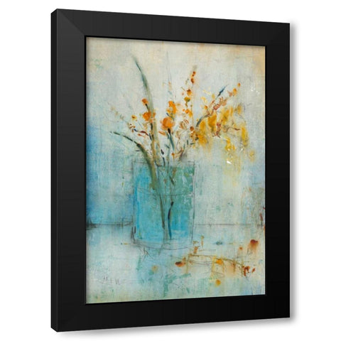 Blue Container II Black Modern Wood Framed Art Print by OToole, Tim