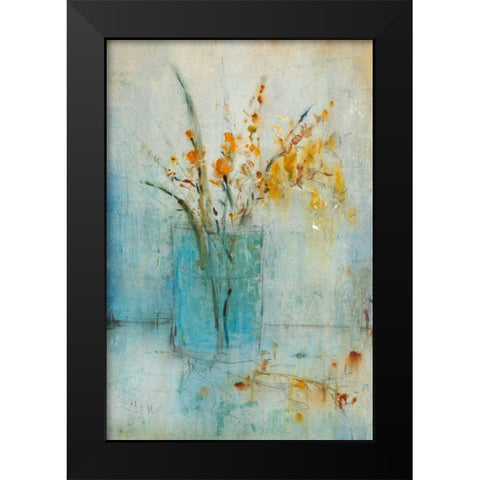 Blue Container II Black Modern Wood Framed Art Print by OToole, Tim