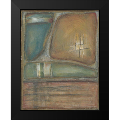 Relic I Black Modern Wood Framed Art Print by Zarris, Chariklia