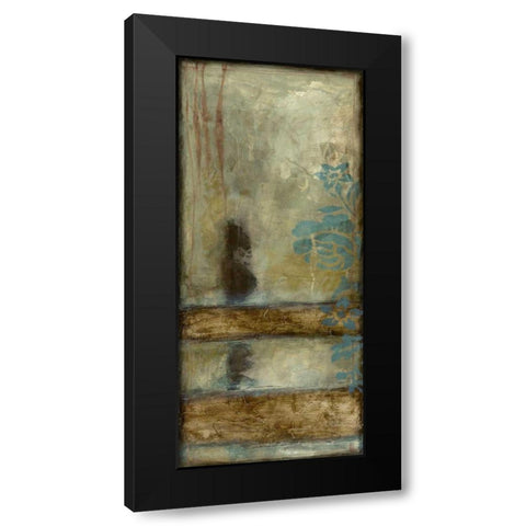 Teal Patina II Black Modern Wood Framed Art Print by Goldberger, Jennifer