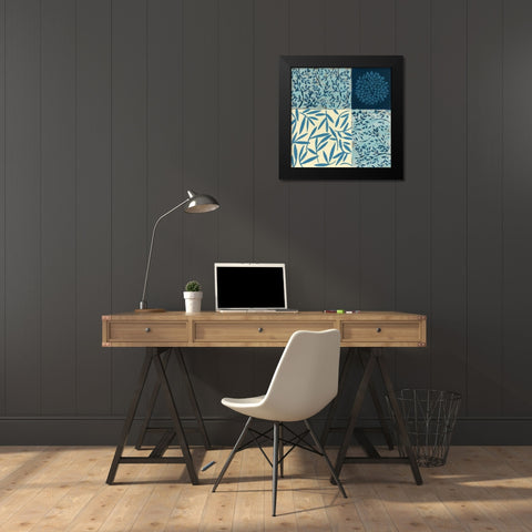 Natures Montage III Black Modern Wood Framed Art Print by Slocum, Nancy