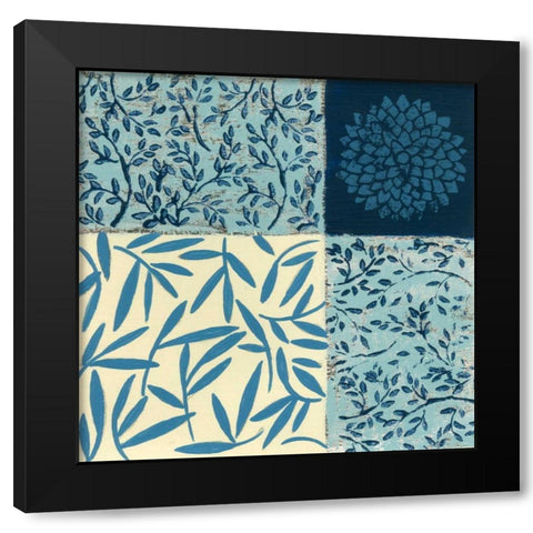 Natures Montage III Black Modern Wood Framed Art Print by Slocum, Nancy