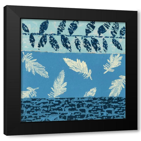 Natures Montage VII Black Modern Wood Framed Art Print by Slocum, Nancy