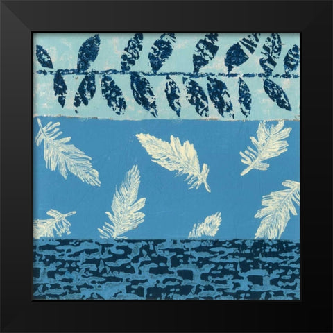Natures Montage VII Black Modern Wood Framed Art Print by Slocum, Nancy