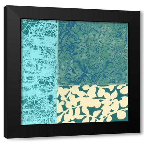 Natures Montage VIII Black Modern Wood Framed Art Print by Slocum, Nancy