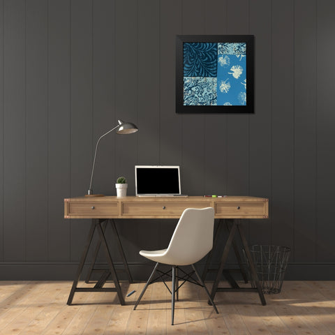 Natures Montage IX Black Modern Wood Framed Art Print by Slocum, Nancy