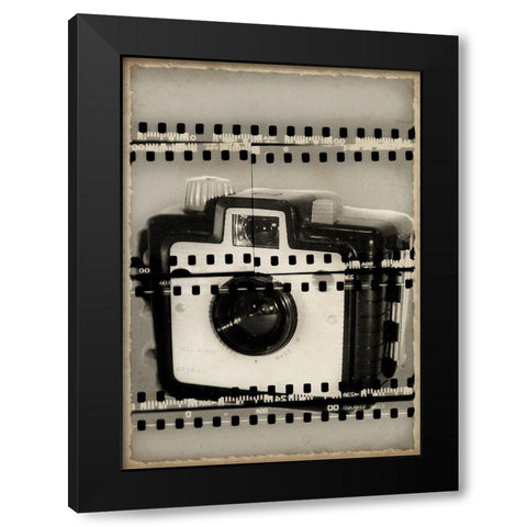 Camera Obscura II Black Modern Wood Framed Art Print by Vision Studio