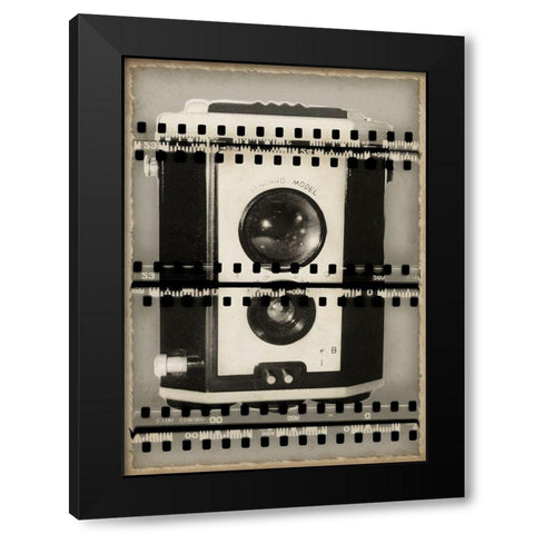 Camera Obscura IV Black Modern Wood Framed Art Print with Double Matting by Vision Studio