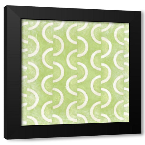 Small Modern Symmetry II Black Modern Wood Framed Art Print with Double Matting by Zarris, Chariklia