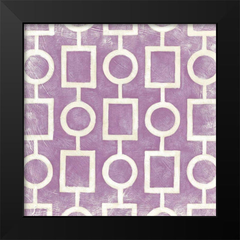 Small Modern Symmetry IV Black Modern Wood Framed Art Print by Zarris, Chariklia