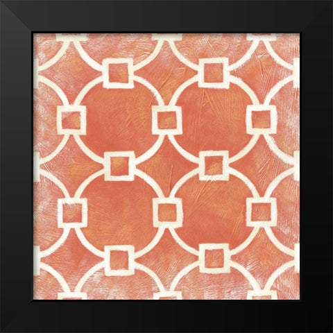 Small Modern Symmetry VIII Black Modern Wood Framed Art Print by Zarris, Chariklia