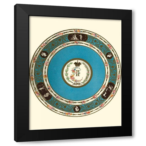 Sevres Porcelain IV Black Modern Wood Framed Art Print with Double Matting by Garnier
