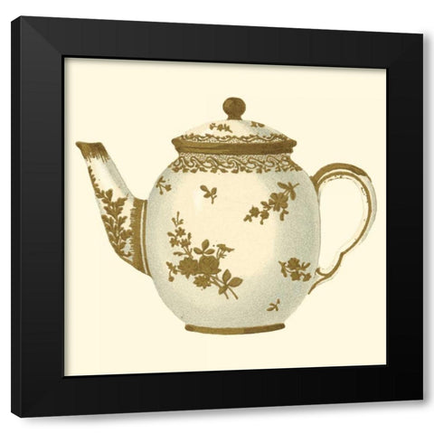 Sevres Porcelain VI Black Modern Wood Framed Art Print with Double Matting by Garnier