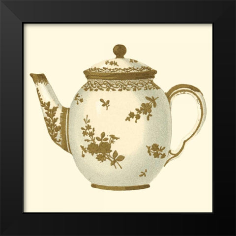Sevres Porcelain VI Black Modern Wood Framed Art Print by Garnier