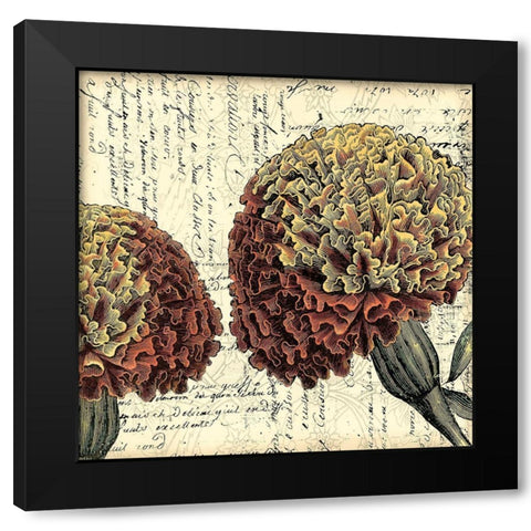 Printed Vintage Composition IV Black Modern Wood Framed Art Print by Vision Studio