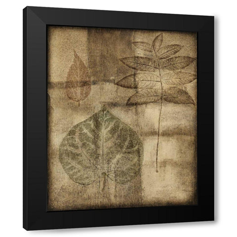 Custom Impressed on Patina I Black Modern Wood Framed Art Print by Slocum, Nancy
