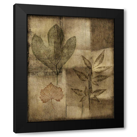 Custom Impressed on Patina II Black Modern Wood Framed Art Print by Slocum, Nancy