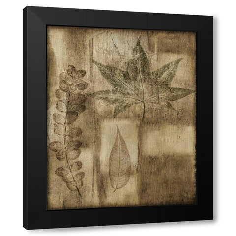 Custom Impressed on Patina III Black Modern Wood Framed Art Print by Slocum, Nancy