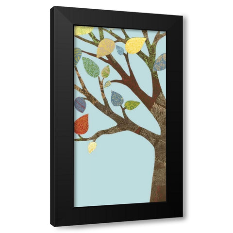 Arbor Patterns II Black Modern Wood Framed Art Print with Double Matting by Meagher, Megan