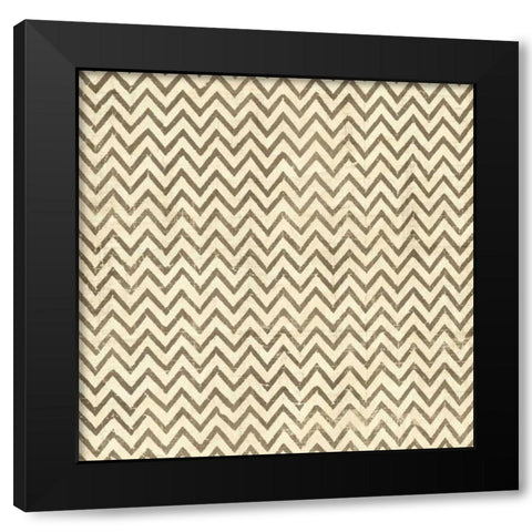 Ethnic Motif I Black Modern Wood Framed Art Print by Vision Studio