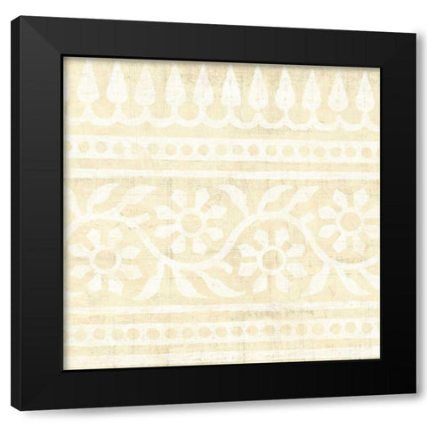 Ethnic Motif VIII Black Modern Wood Framed Art Print by Vision Studio