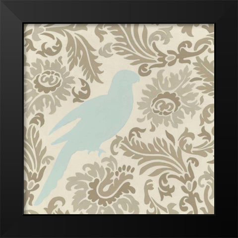 Island Tapestry I Black Modern Wood Framed Art Print by Vess, June Erica