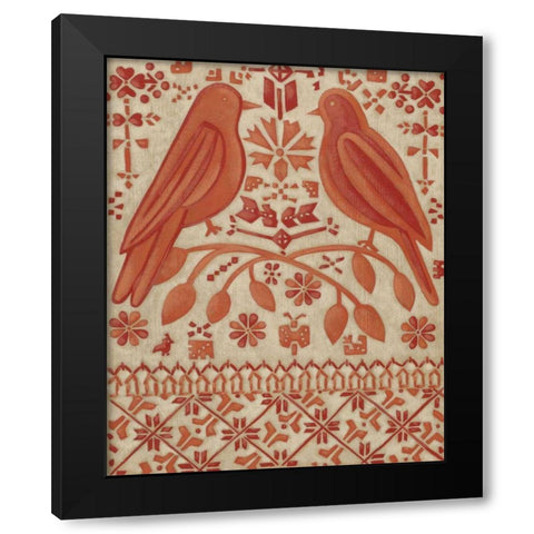True Love I Black Modern Wood Framed Art Print by Zarris, Chariklia