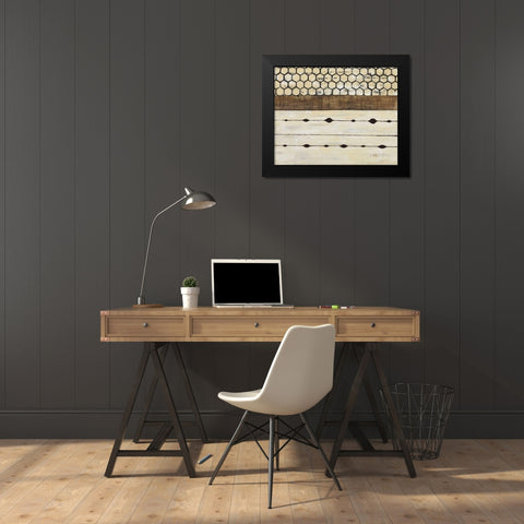 Dazzle I Black Modern Wood Framed Art Print by Avondet, Natalie