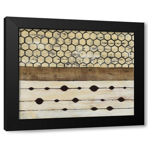 Dazzle II Black Modern Wood Framed Art Print with Double Matting by Avondet, Natalie