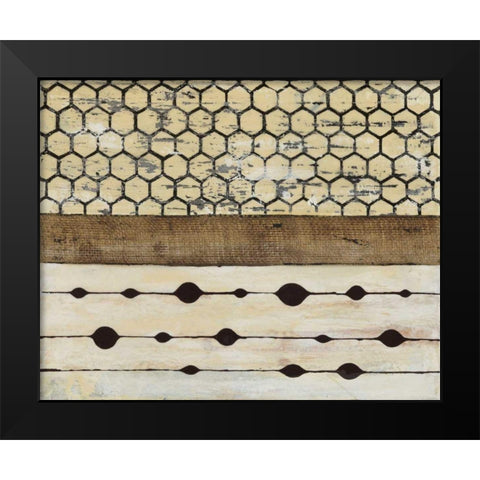 Dazzle II Black Modern Wood Framed Art Print by Avondet, Natalie