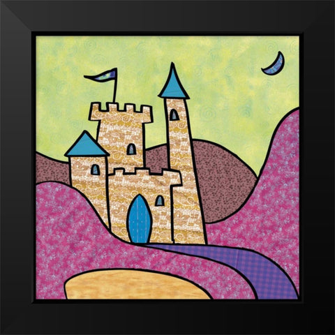 Calico Kingdom III Black Modern Wood Framed Art Print by Swinford, Charles