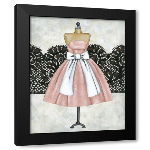 Vintage Style I Black Modern Wood Framed Art Print with Double Matting by Zarris, Chariklia