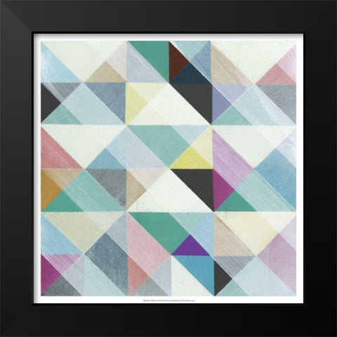 Moderno II Black Modern Wood Framed Art Print by Fuchs, Jodi