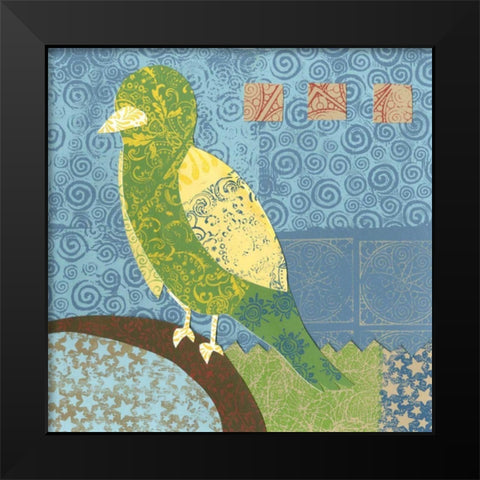 Flight Patterns IV Black Modern Wood Framed Art Print by Meagher, Megan