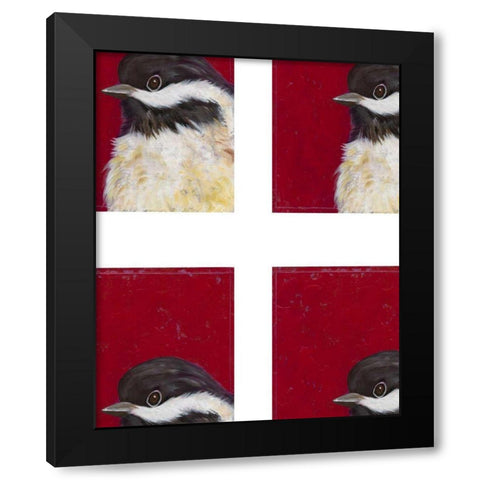 Small Aviary II Black Modern Wood Framed Art Print by Zarris, Chariklia
